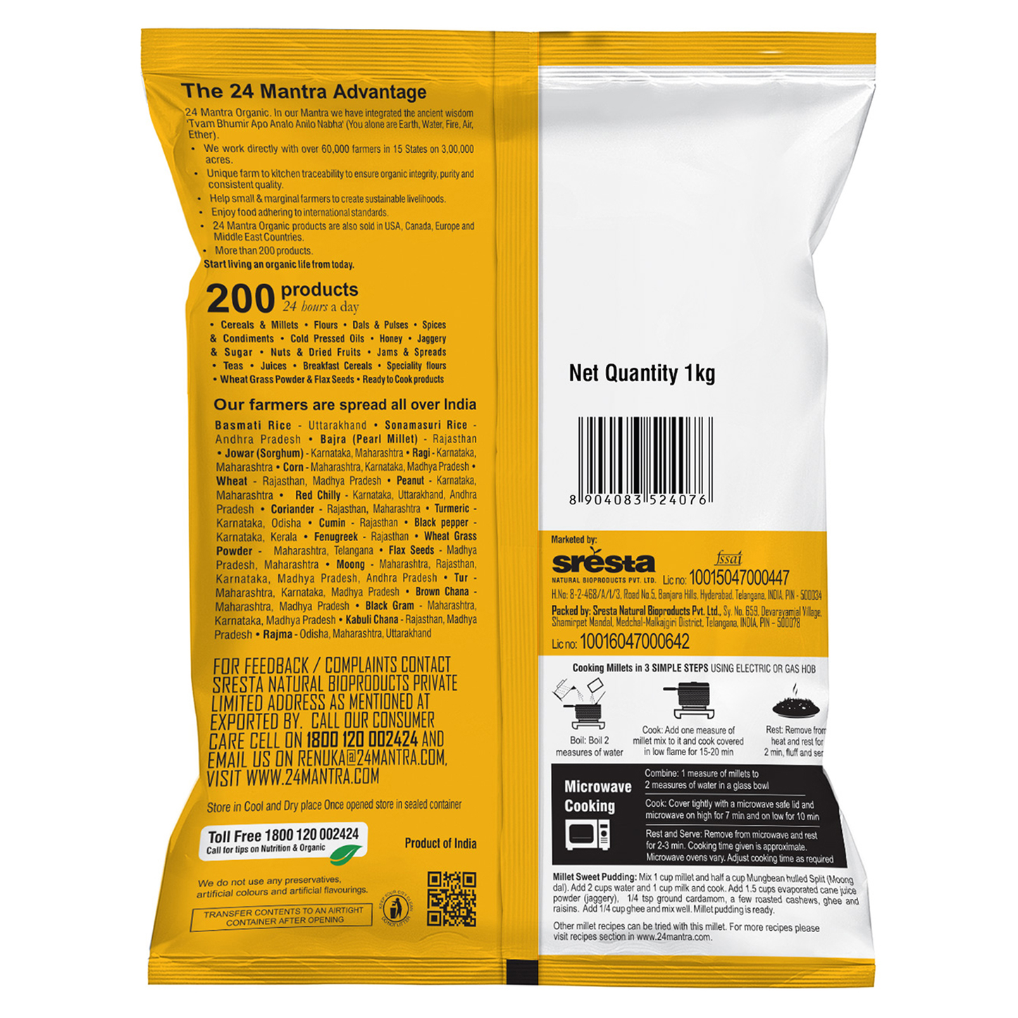 24 MANTRA BARNYARD MILLET 1 kg