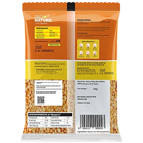 PRONATURE TUR DAL 500g