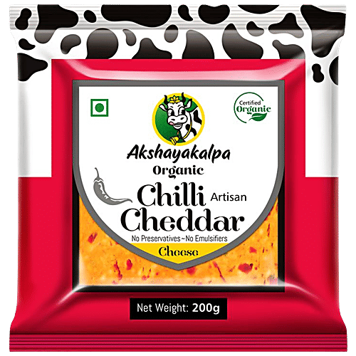 AKSHAYAKALPHA CHEDDAR CHILLI Cheese 200 g
