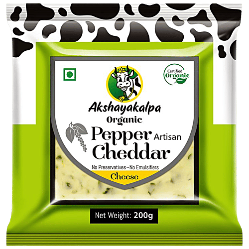 AKSHAYAKALPA CHEDDAR PEPPER 200 g