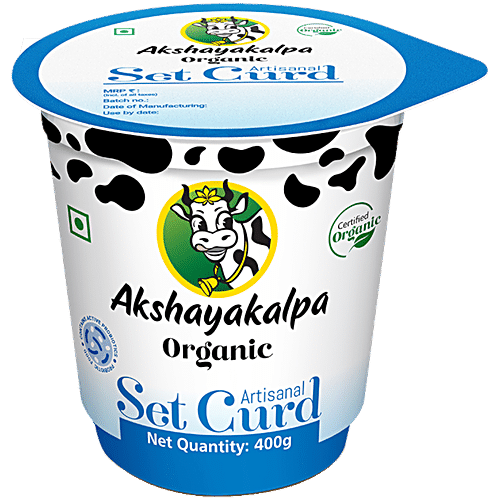 AKSHAYAKALPA ARTISANAL SET CURD 400 g
