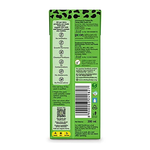 Akshayakalpa Butter milk Spiced 200 ml Tetrapak