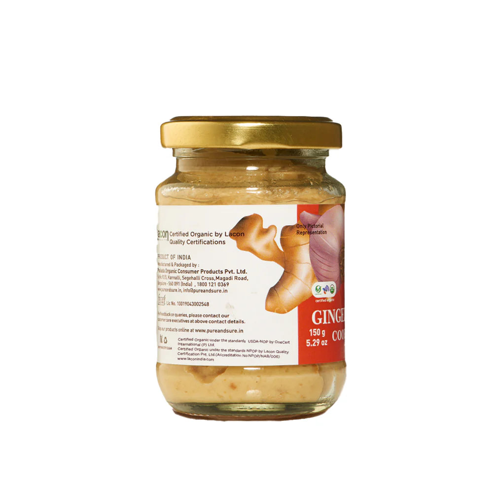 Pure & Sure Organic GINGER GARLIC PASTE 150g