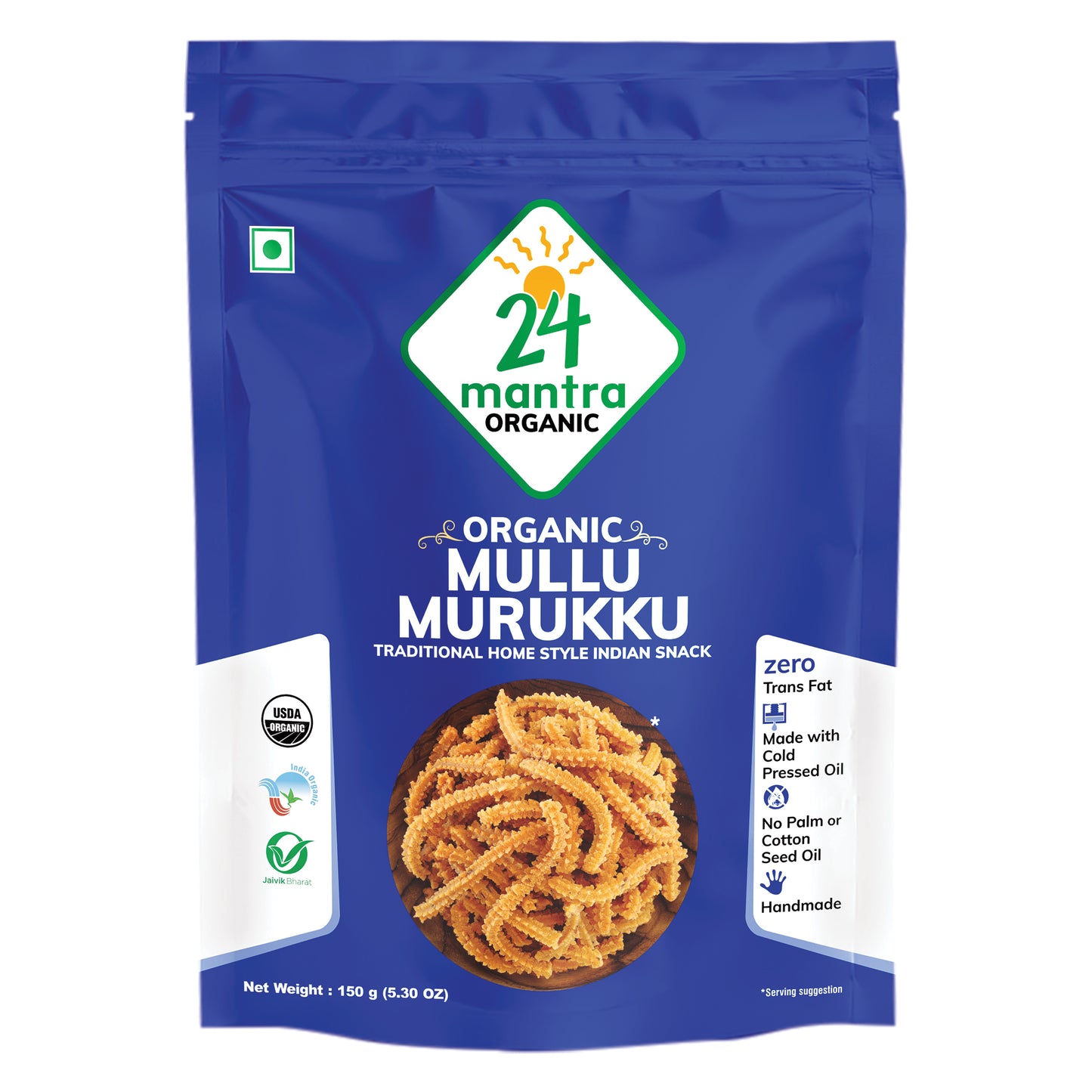 Organic mullu-murukku 150 g