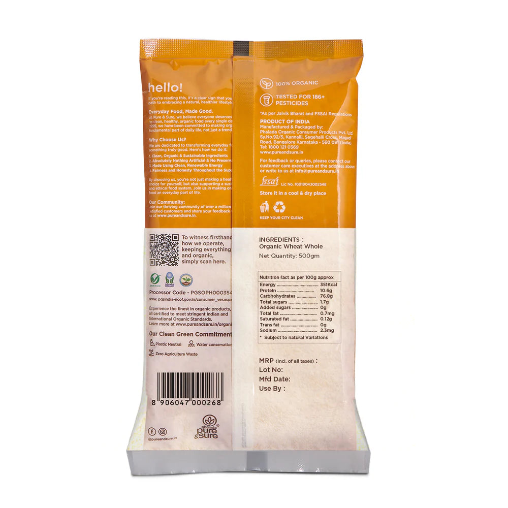 Organic Rava 1kg