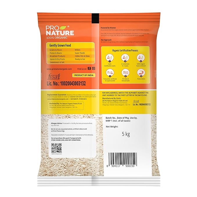 ProNature Sonamasoori Rice 5kg