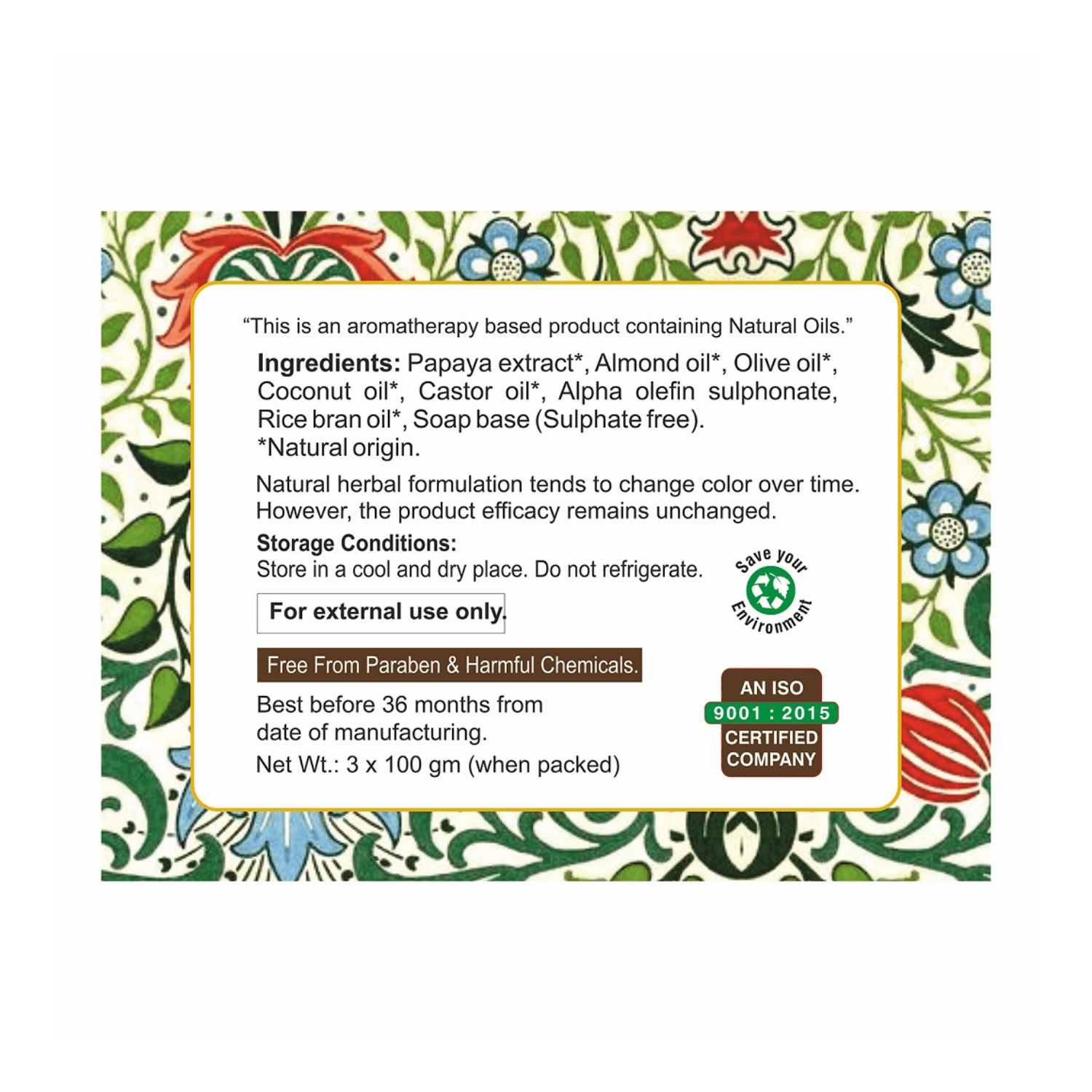 package detailing - Passion Indulge Papain Soap