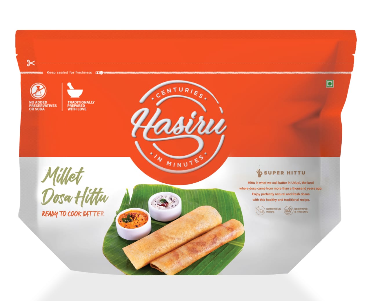 Hasiru Millet Dosa Batter Purity Prayag