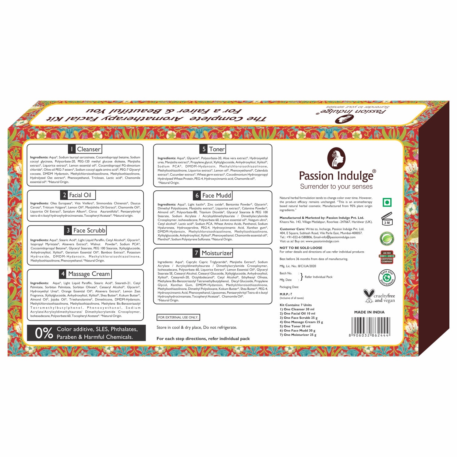 package detailing - Passion Indulge Handmade Bath Bar Soap (Pearl Light)