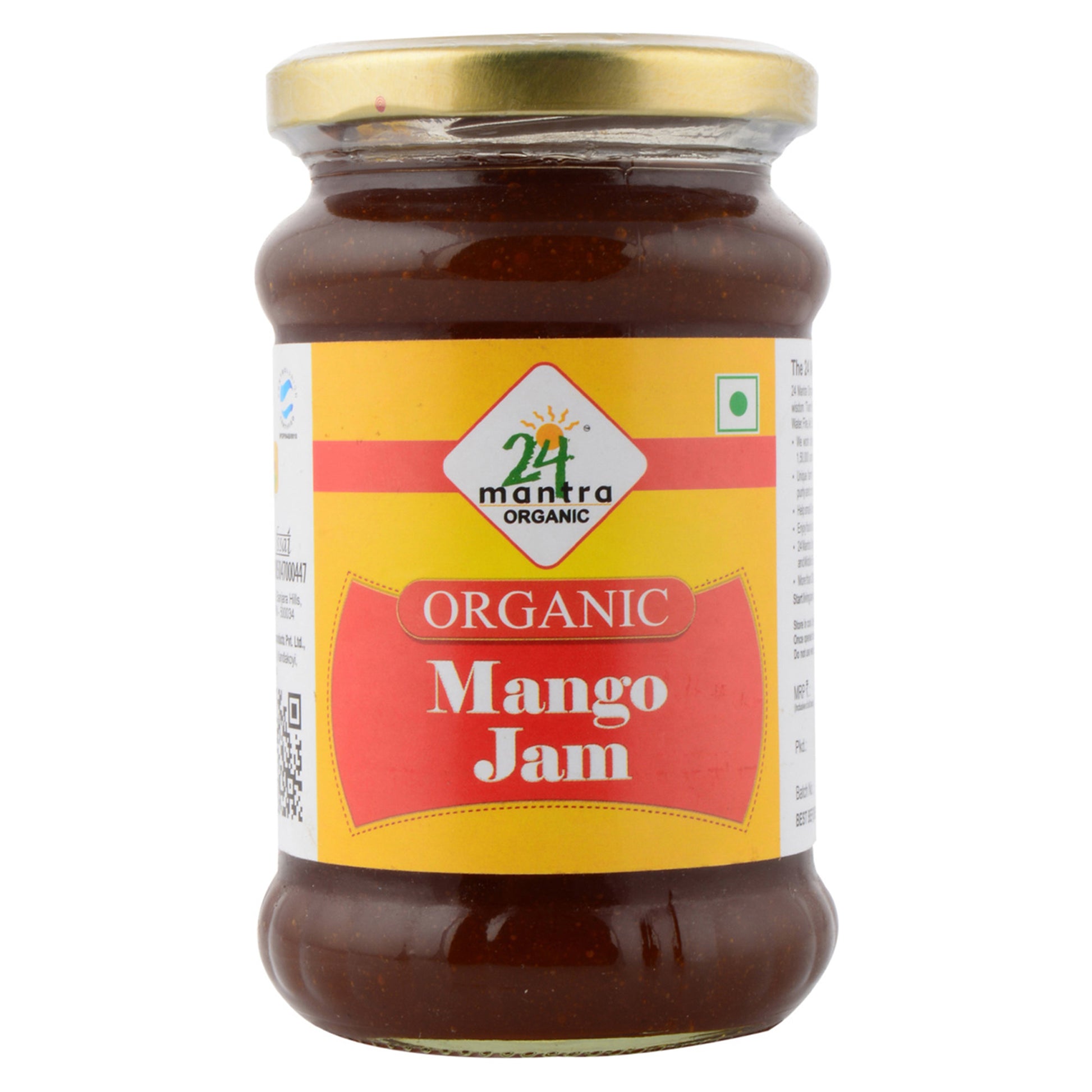 Organic Mango Jam 375Gm