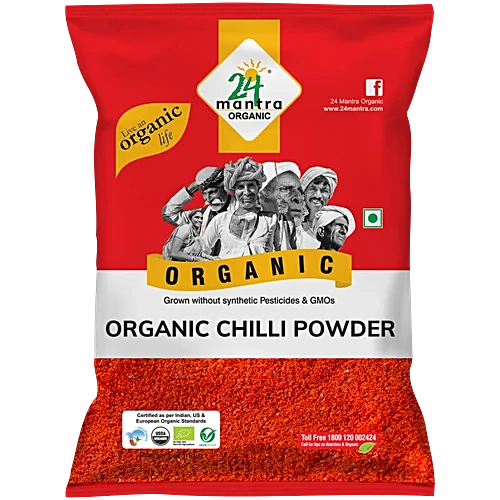 24 MANTRA ORGANIC CHILLY POWDER 200 g