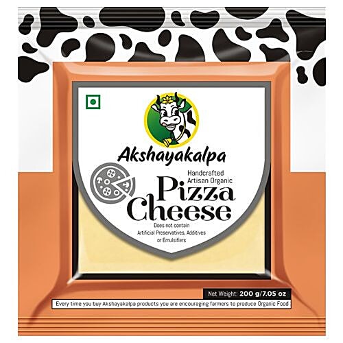 AKSHAYAKALPHA MOZZARELLA/PIZZA CHEESE 200 g