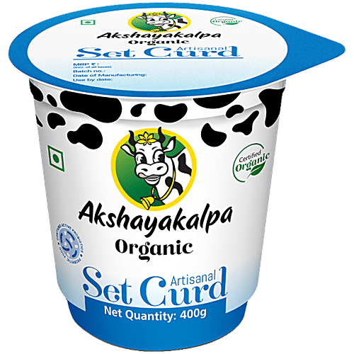 AKSHAYAKALPHA ARTISANAL SET CURD 400 g