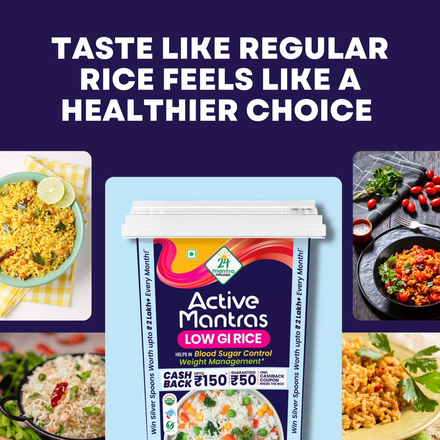 Active Mantras Low GI Rice 1kg
