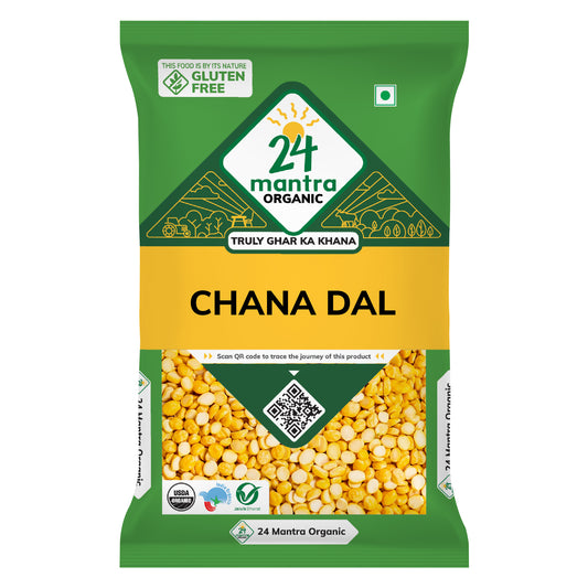 24 MANTRA ORGANIC CHANNA (BENGALGRAM) DAL 500 g