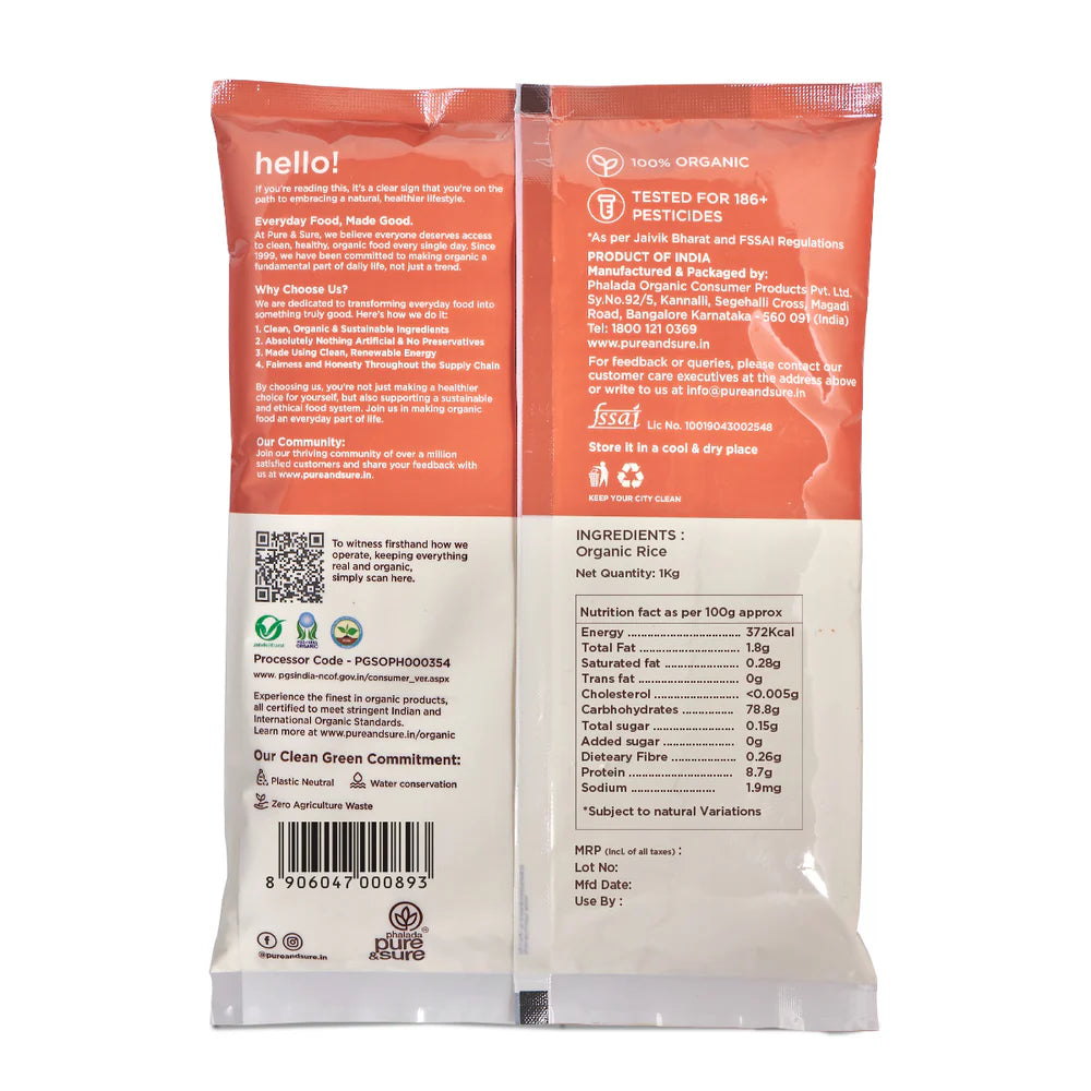 Organic Rice Flour 1 kg