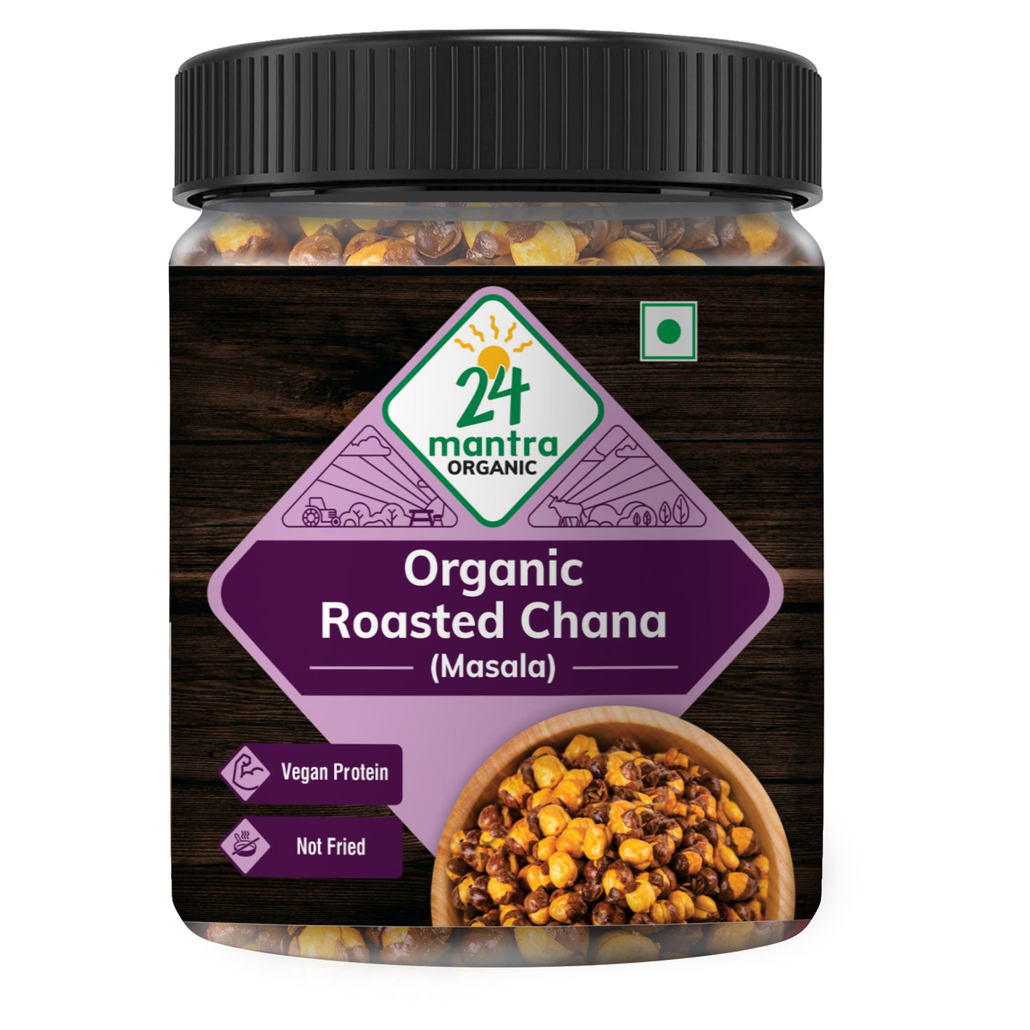 Organic Roasted Masala Chana 200Gm
