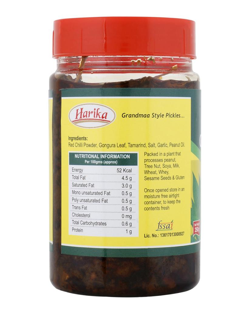 package detailing - Gongura Pickle