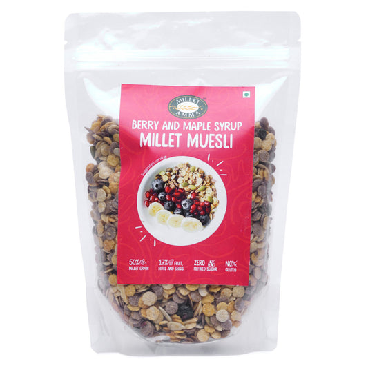 Berry and Maple Syrup Millet Muesli