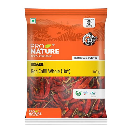 ProNature  Red Chilli Whole (Hot) 100g