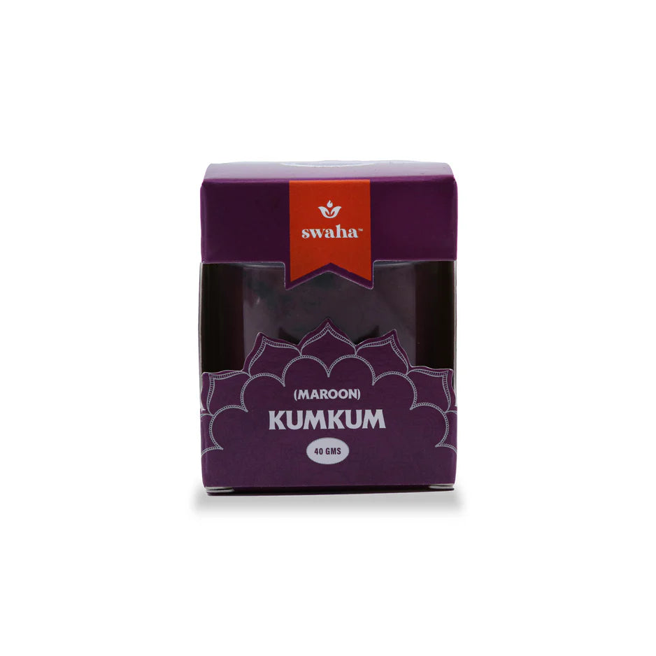 SWAHA ORGANIC KUMKUM MAROON