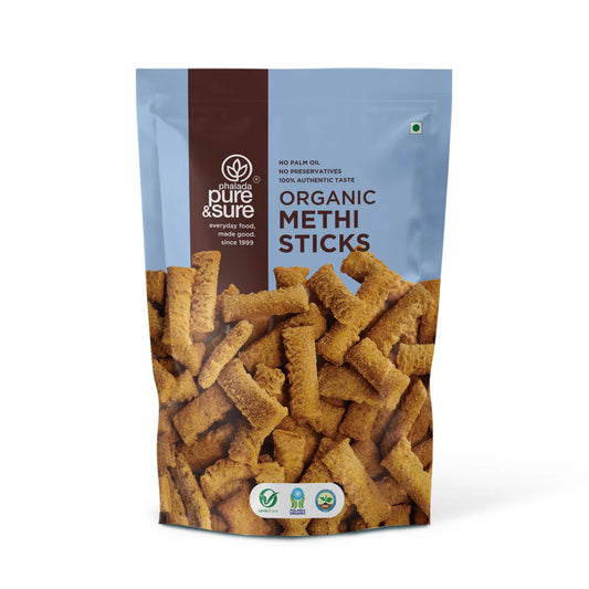 Organic Methi Sticks 120g