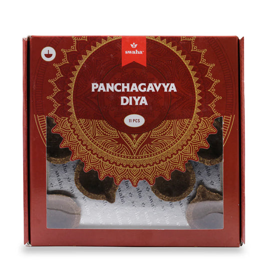 SWAHA PANDHAGAVYA DIYA 11 PCS WITHOUT GHEE