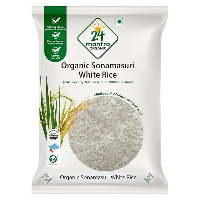 24 MANTRA ORGANIC SONAMASURI POLISHED RICE 1 kg