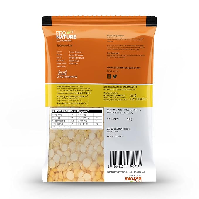 ProNature  Roasted Channa Dal 200g