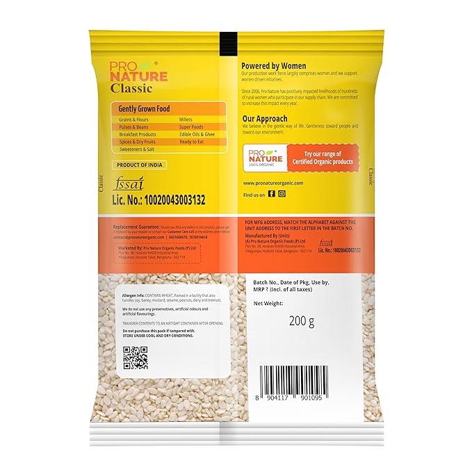 ProNature  Sesame (White, Natural) 200g