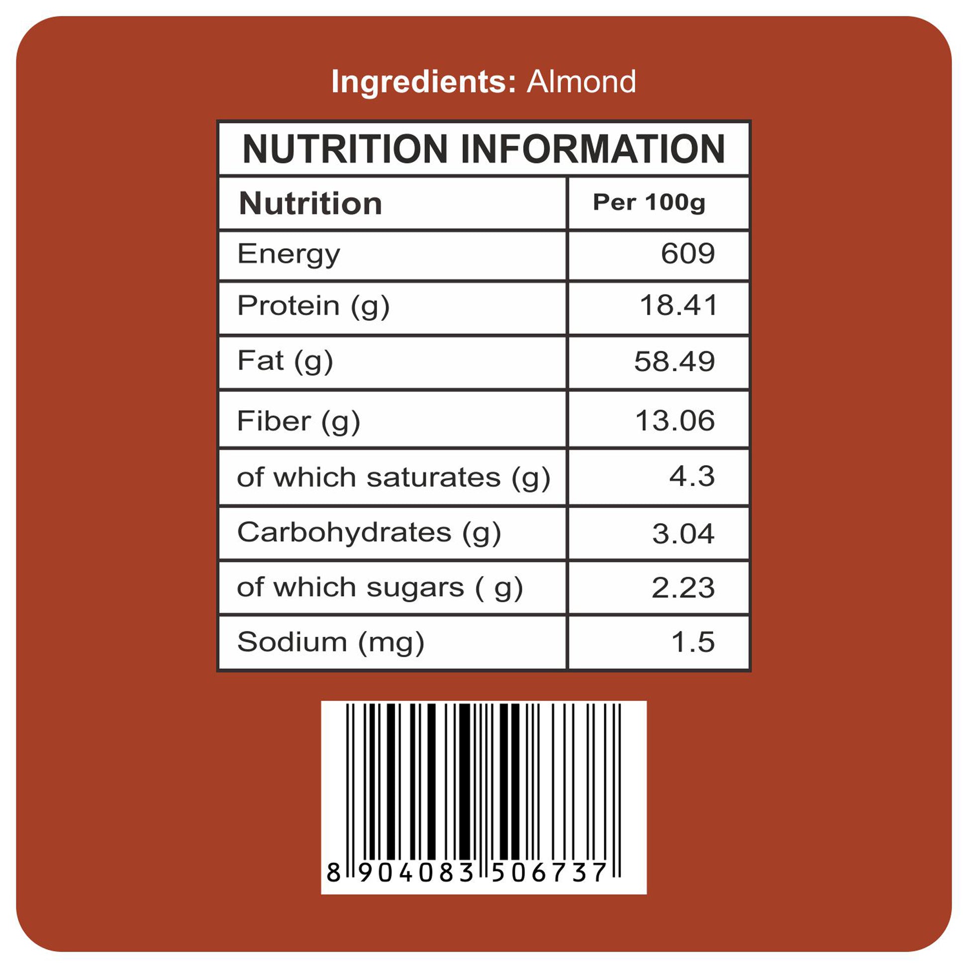 nutrition information 
