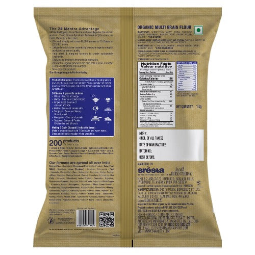 package detailing - Organic 7 Grain Atta 1 KG
