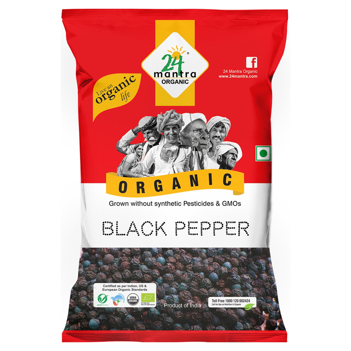 Organic Black Pepper 50 GM
