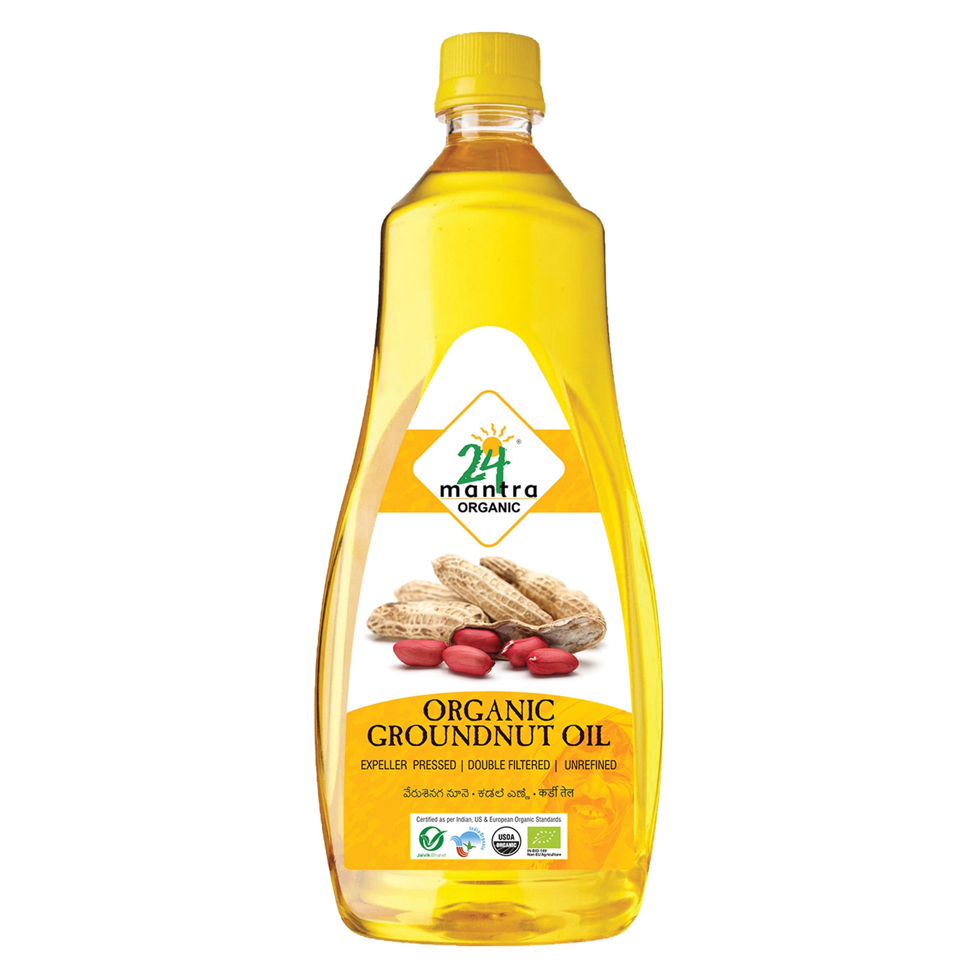 Organic Expeller Pressed Groundnut Oil 1L