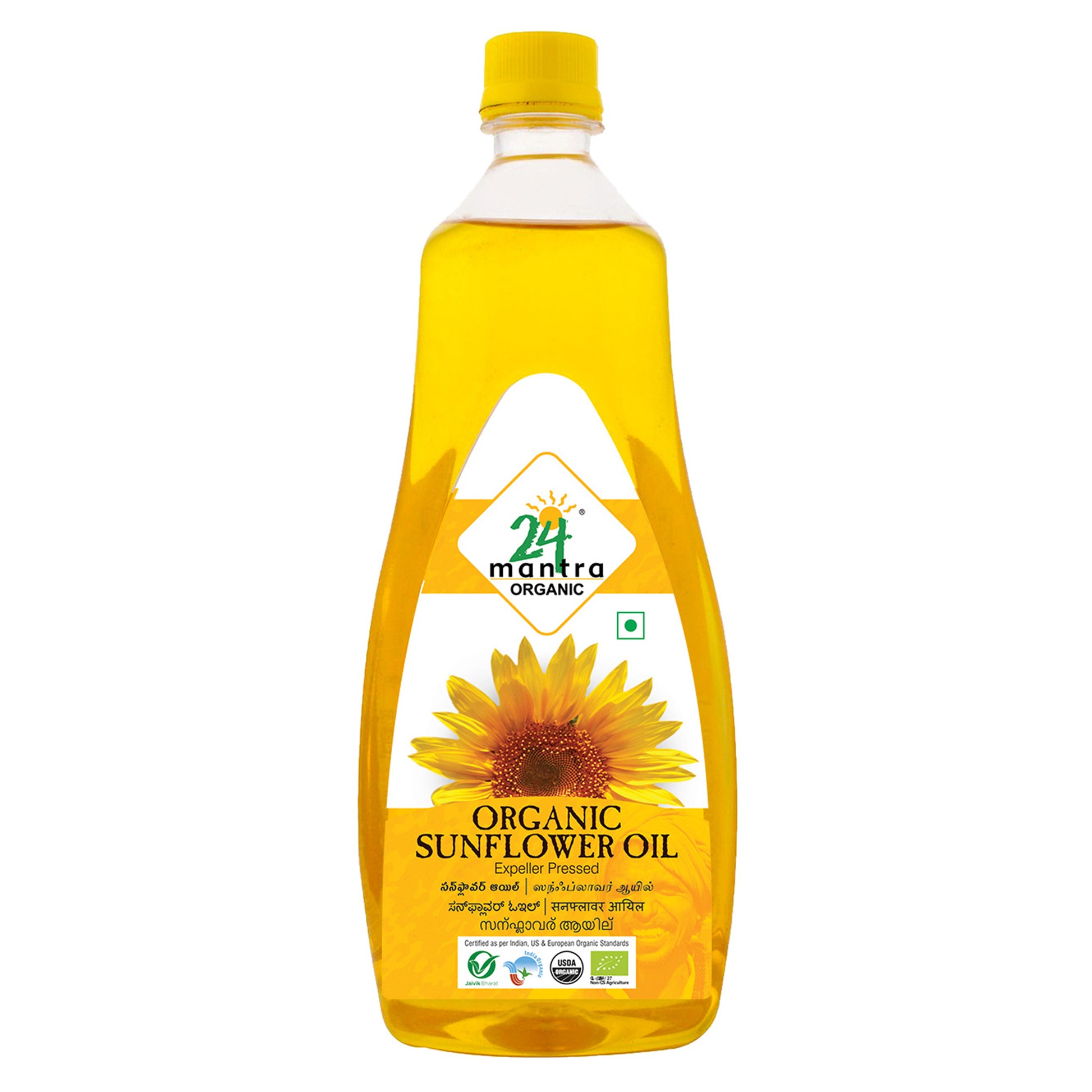 Organic Expeller Pressed Sunflower Oil 1L