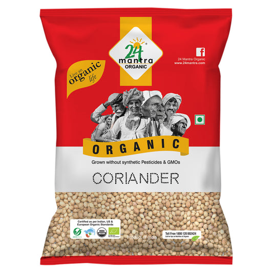 Organic Coriander Seeds 100Gm
