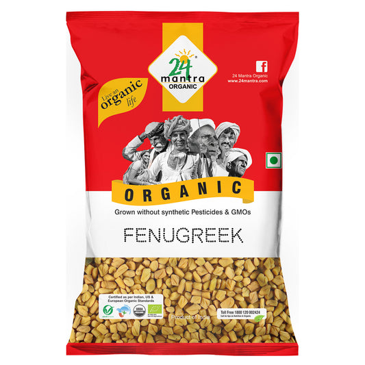 Organic Fenugreek Seeds 100 Gm