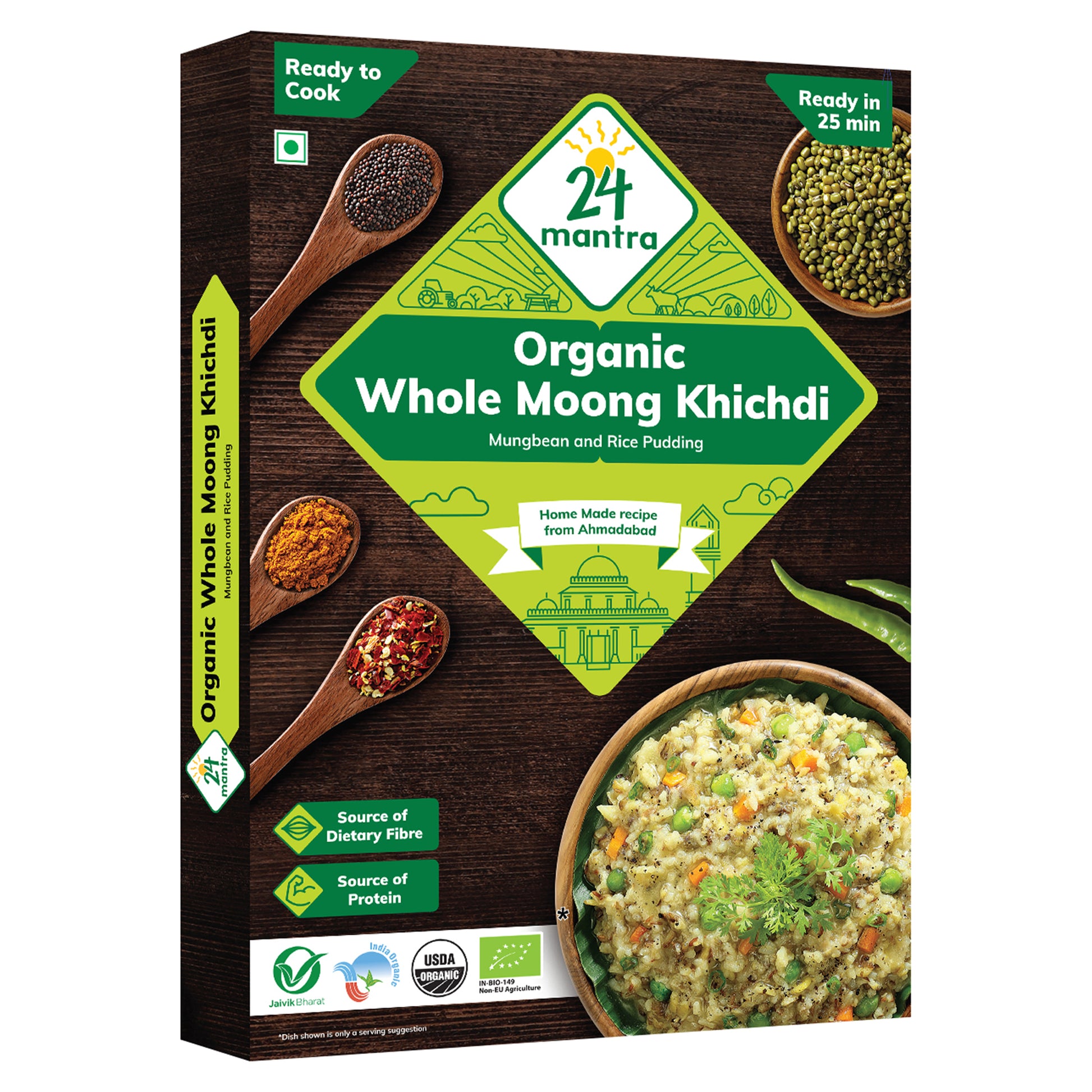 Organic Moong Whole Khichdi 200Gm
