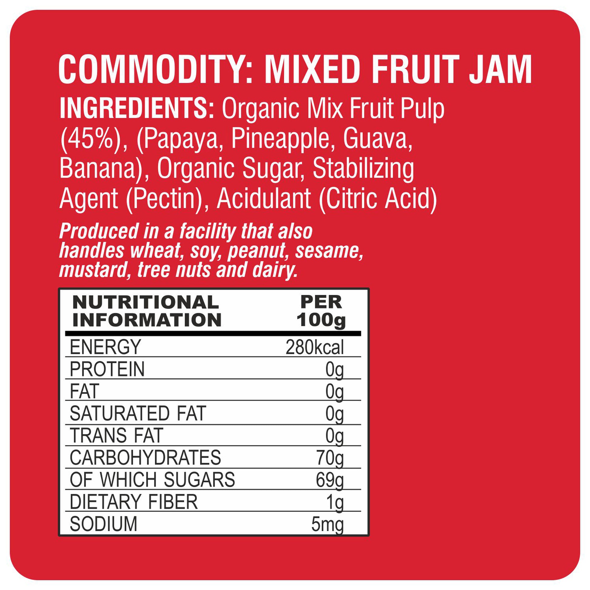 mixed fruit jam