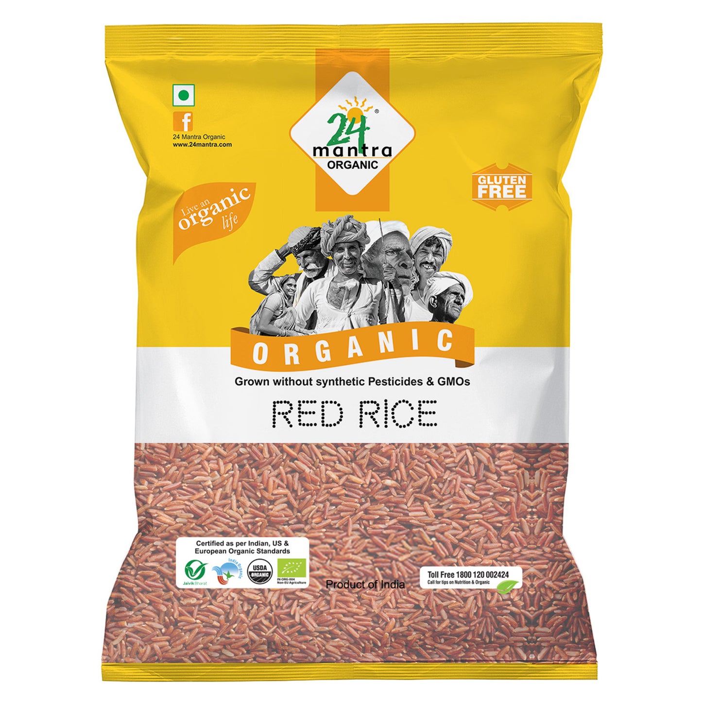 Organic Red Rice 1Kg
