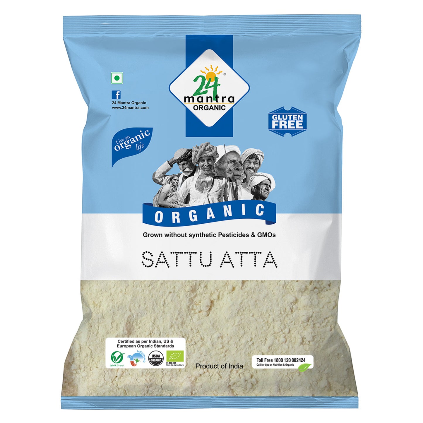 Organic Sattu Atta 500Gm