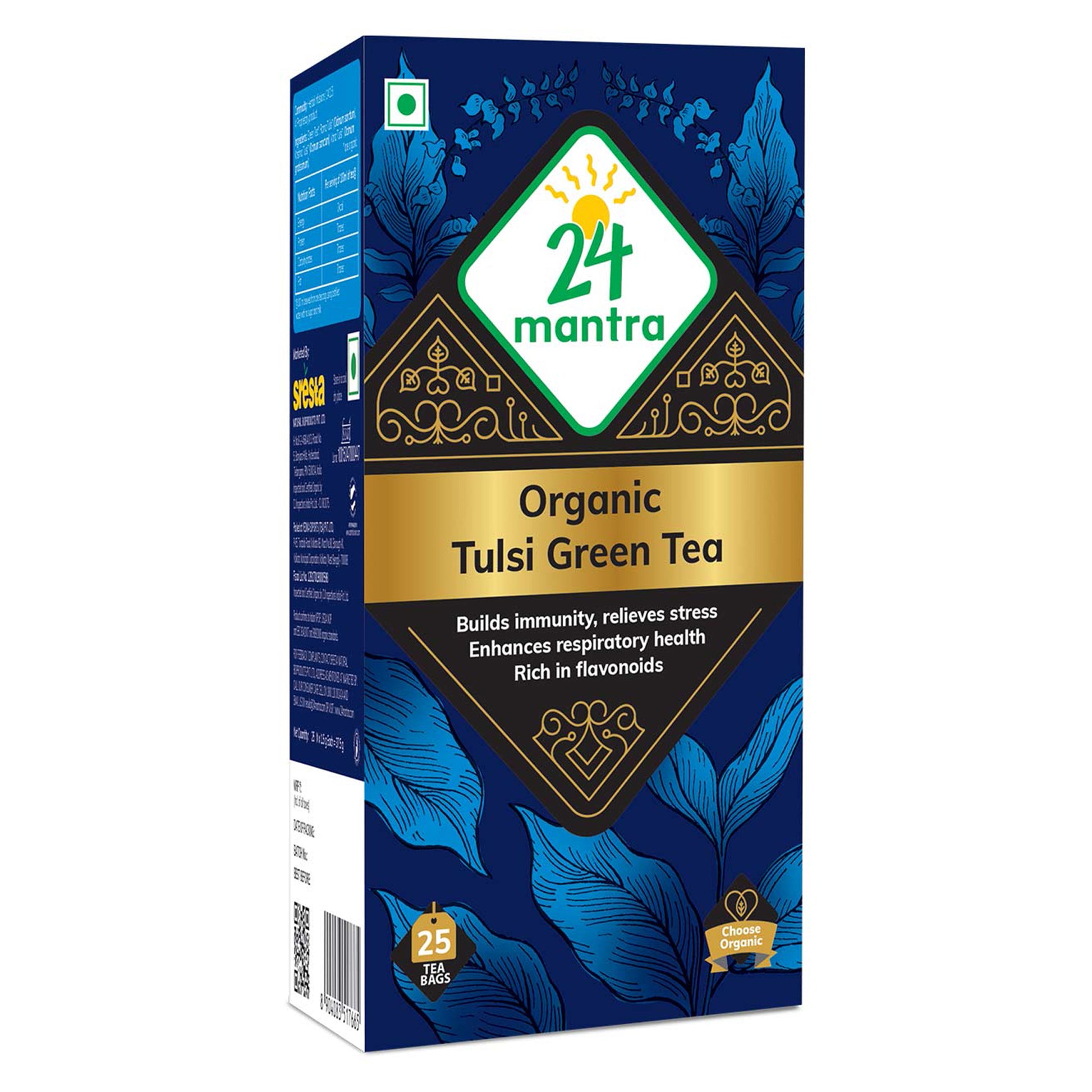 Organic Tulsi Green Tea (25 Bags)