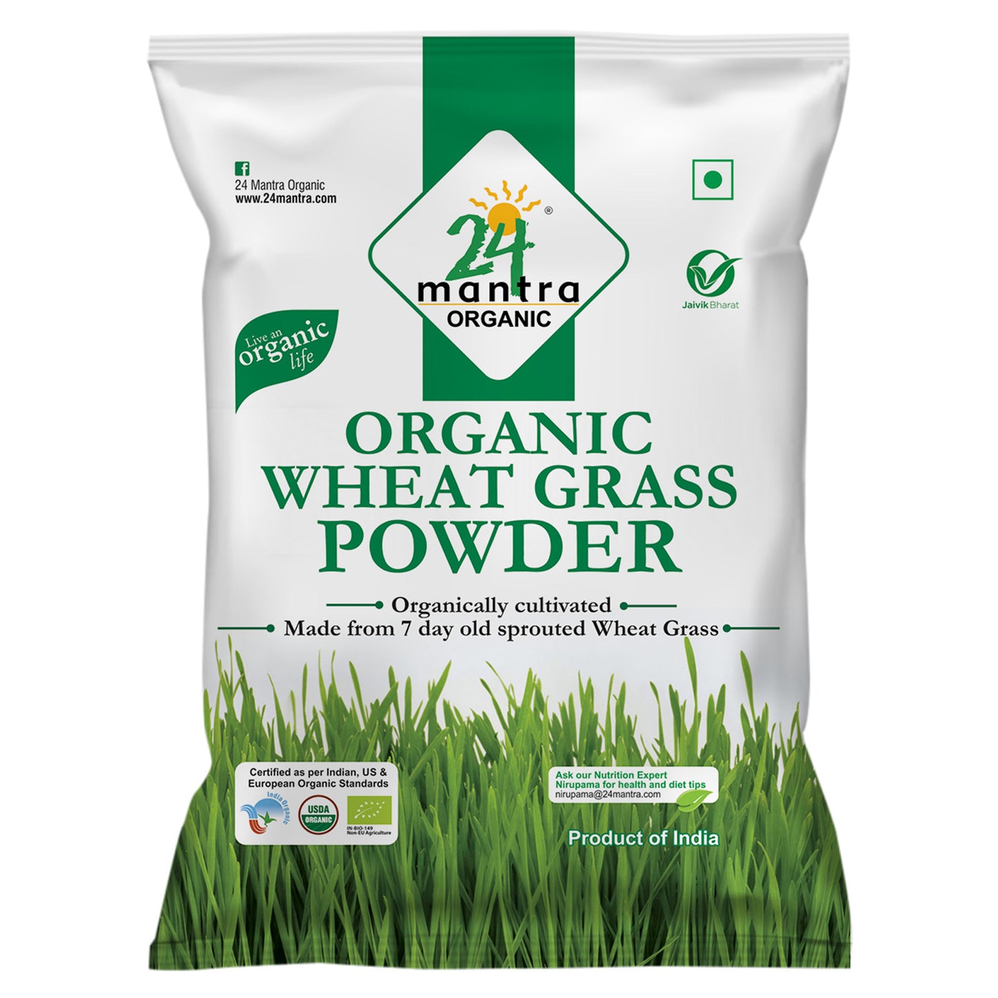 Organic Wheat Grass Powder 100Gm