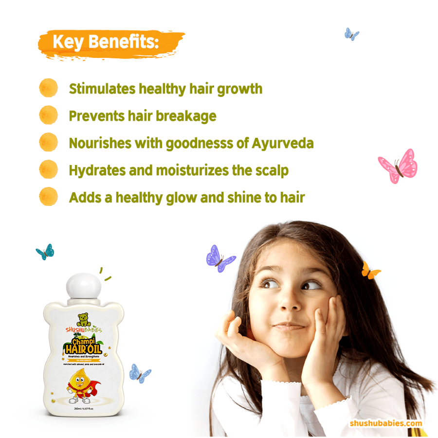 benefits - Shushu Babies Natural Champi Hair Oil