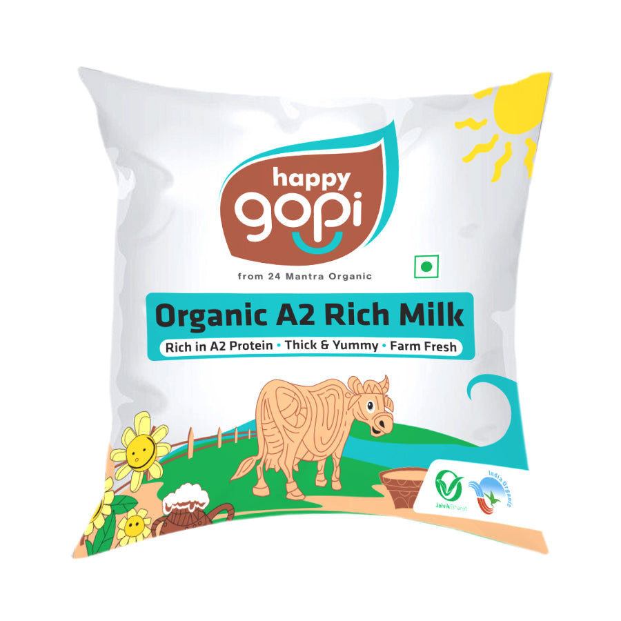 Happy Gopi Organic A2 Rich Milk
