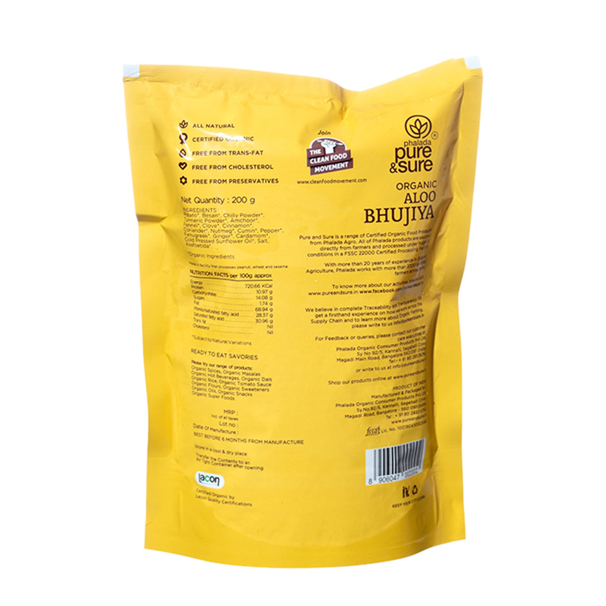 package details - Pure And Sure Aloo Bhujia