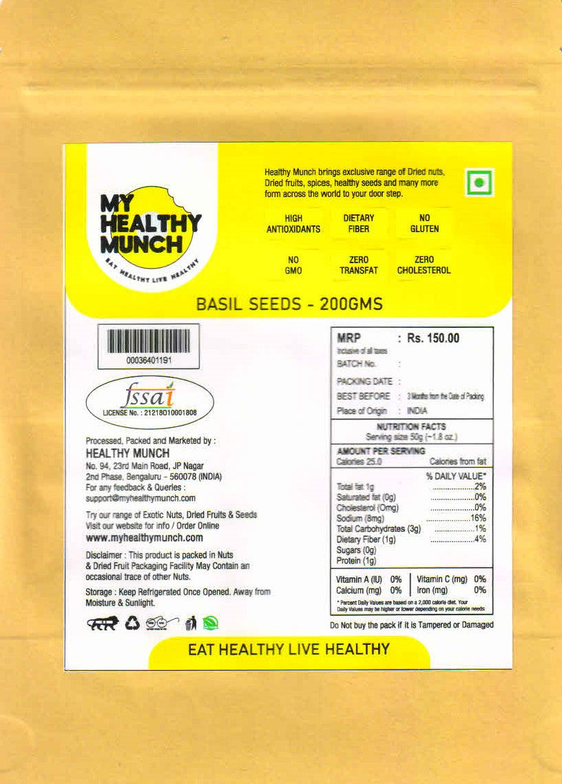 package detailing - Mhm Basil Seeds