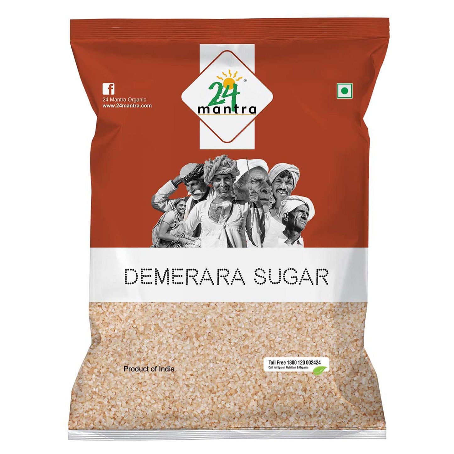 Organic Demerara Sugar 500 Gm