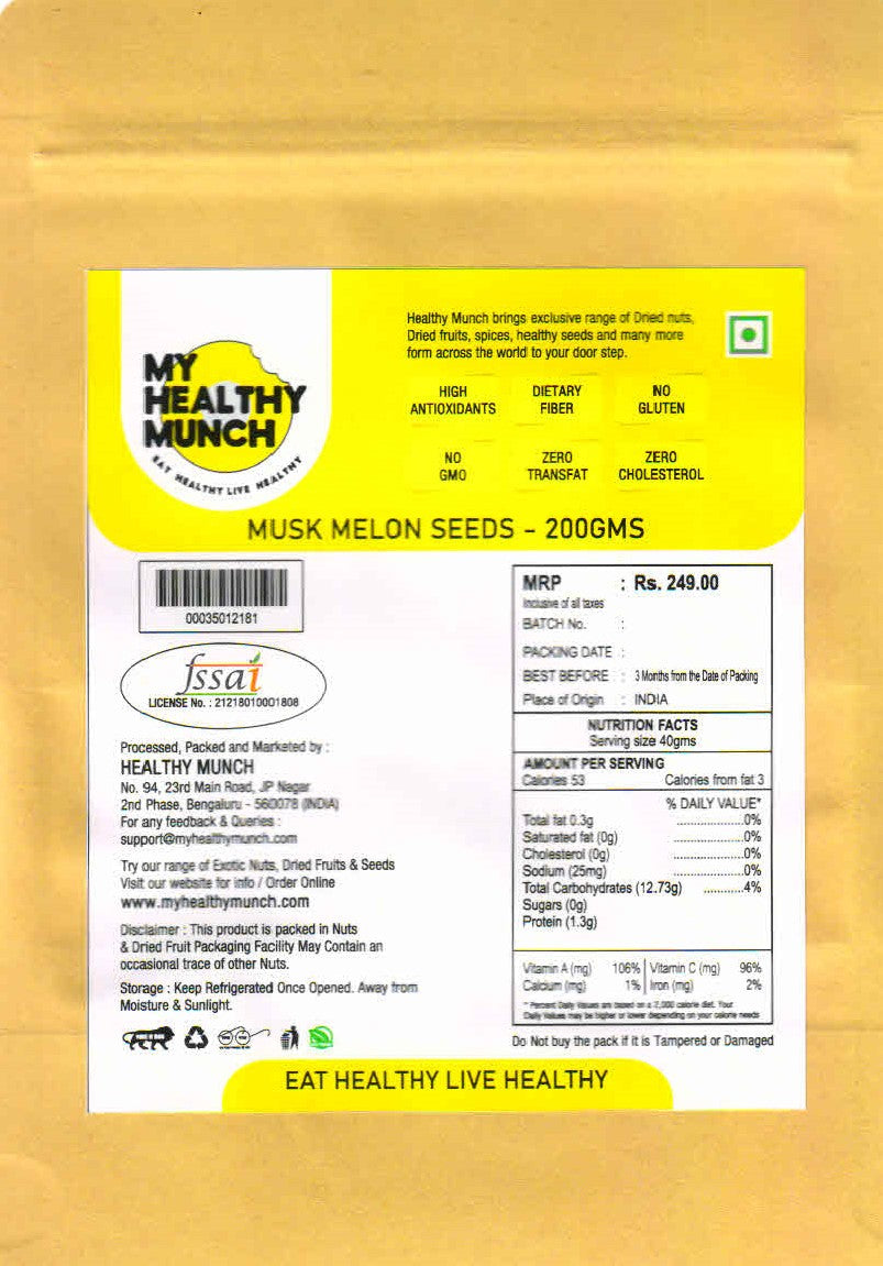 package detailing - Mhm Musk Melon Seeds S