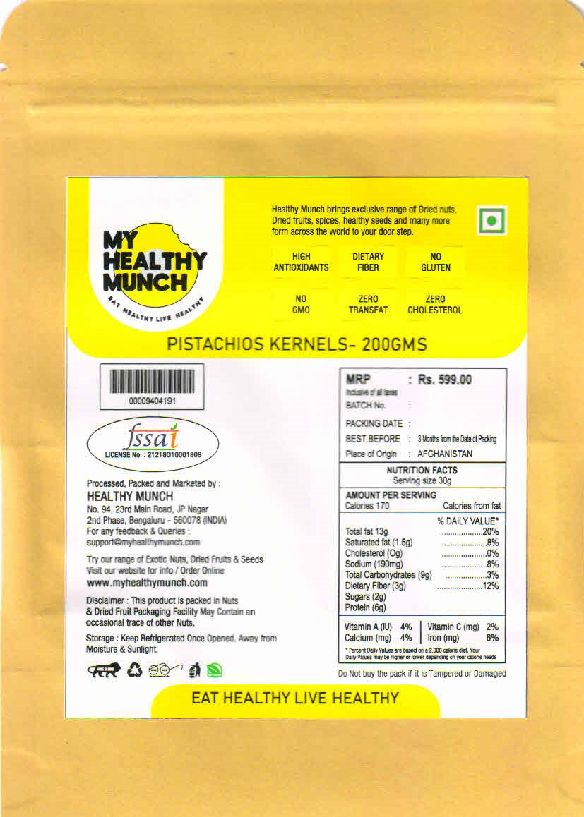 package detailing - Mhm Premium Pistachio Kernels Raw/Unsalted S